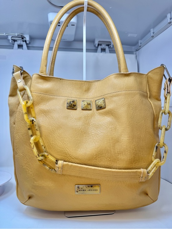 Marc Jacobs Handbags - Marc Jacobs Suvi Stones RARE Vintage Leather Tote Bag - Fall 2008 Archive